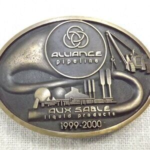 Vintage Alliance Pipeline Belt Buckle for the Gas/Mining/Oilfield Sector